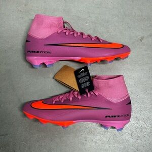 Nike Zoom Mercurial Superfly 10 Pro Fg Total Crimson HF9433-600 Men’s Size 10